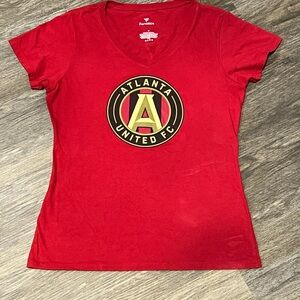 Fanatics Women's Red Atlanta United FC Short Sleeve Tee